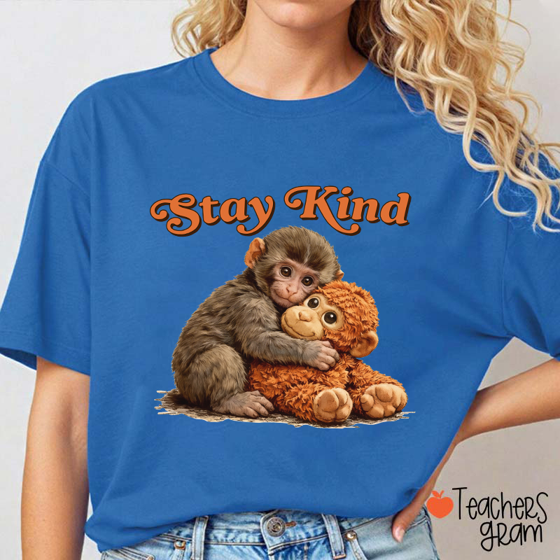 Stay Kind Punch Teacher T-Shirt