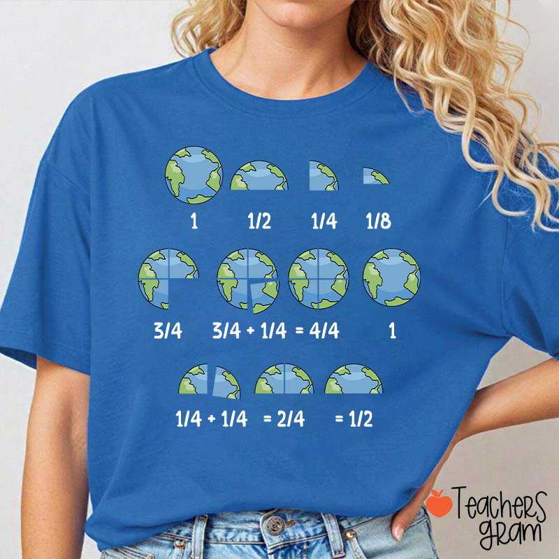 Earth Day Math Teacher T-Shirt