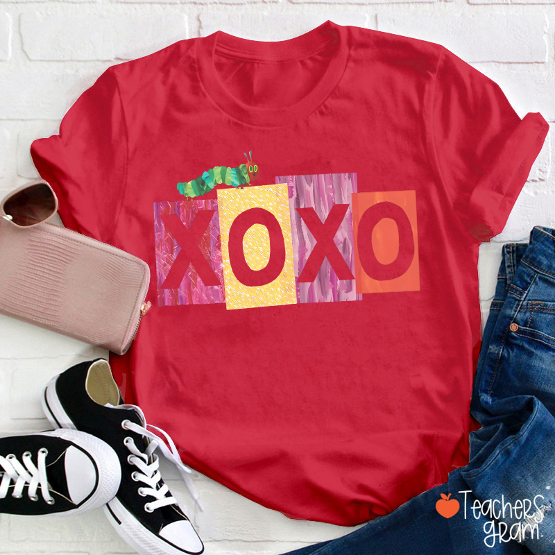 Xoxo Caterpillar Teacher T-Shirt