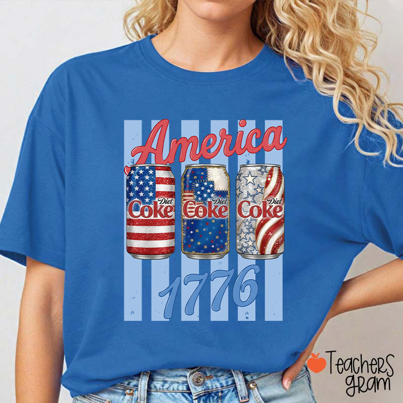 America 1776 Coke Teacher T-Shirt