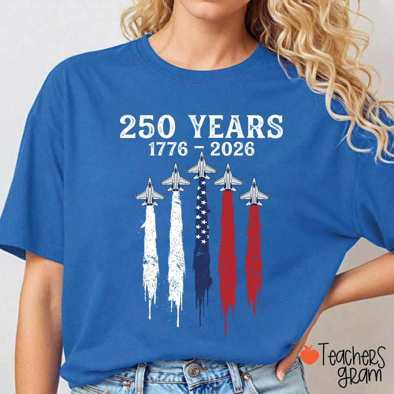Patriotic Jet Fighter Teacher T-Shirt