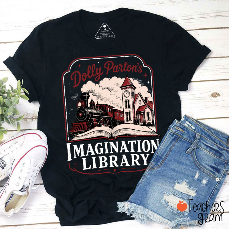 Dolly Parton's Imagination Library Teacher T‑Shirt