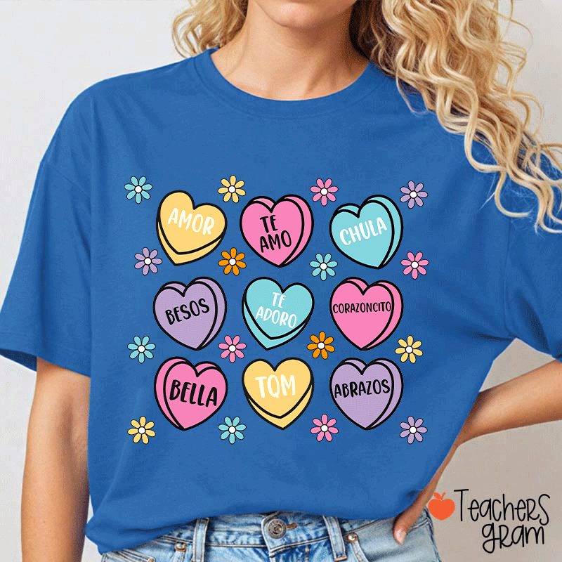 Amor Teamo Chula Spanish Teacher T-Shirt