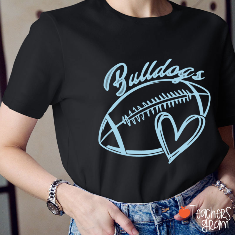 Personalized Mascot Name Sport Graphic Teacher T-Shirt