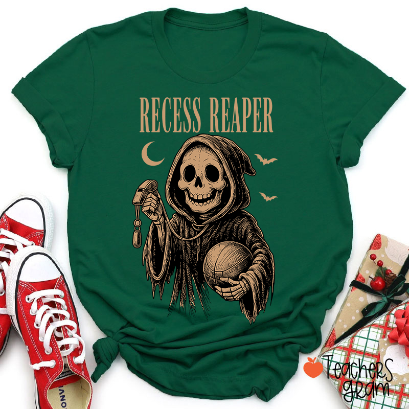 Personalized School Staff Vintage Halloween Vibes Teacher T-Shirt