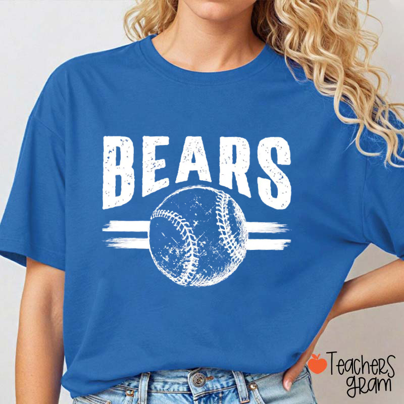 Personalized Mascot And Sport Arched Typography Teacher T-Shirt