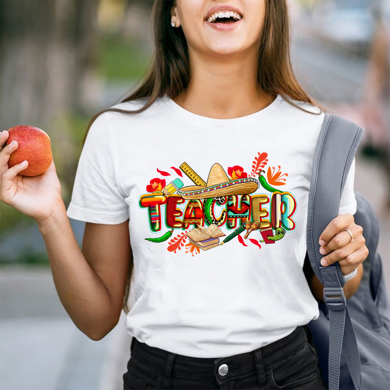 Cinco De Mayo Teacher T-Shirt