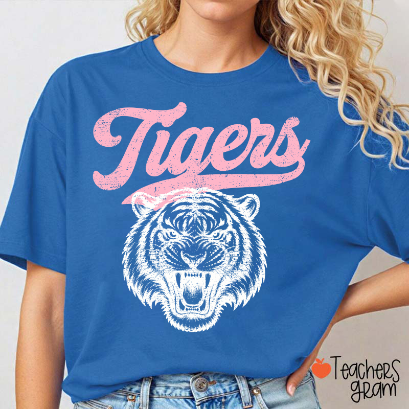 Personalized Mascot Team Name Teacher T-Shirt