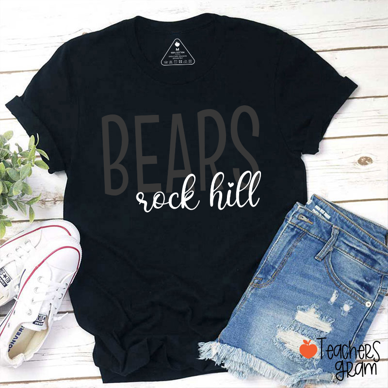 Personalized Mascot And Town School Team Spirit Teacher T-Shirt-Teachersgram