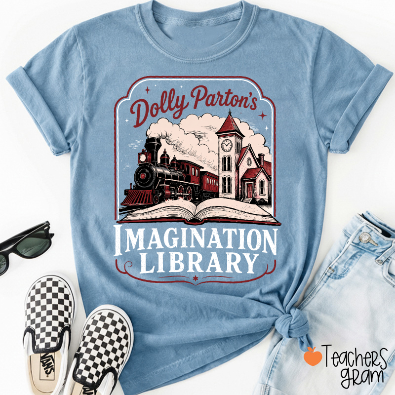 Dolly Parton's Imagination Library Teacher T‑Shirt