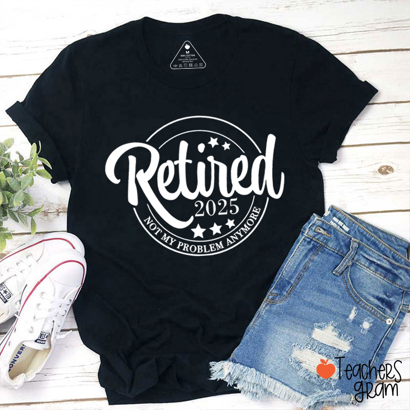 Personalized Year Retirement Gift Teacher T-Shirt