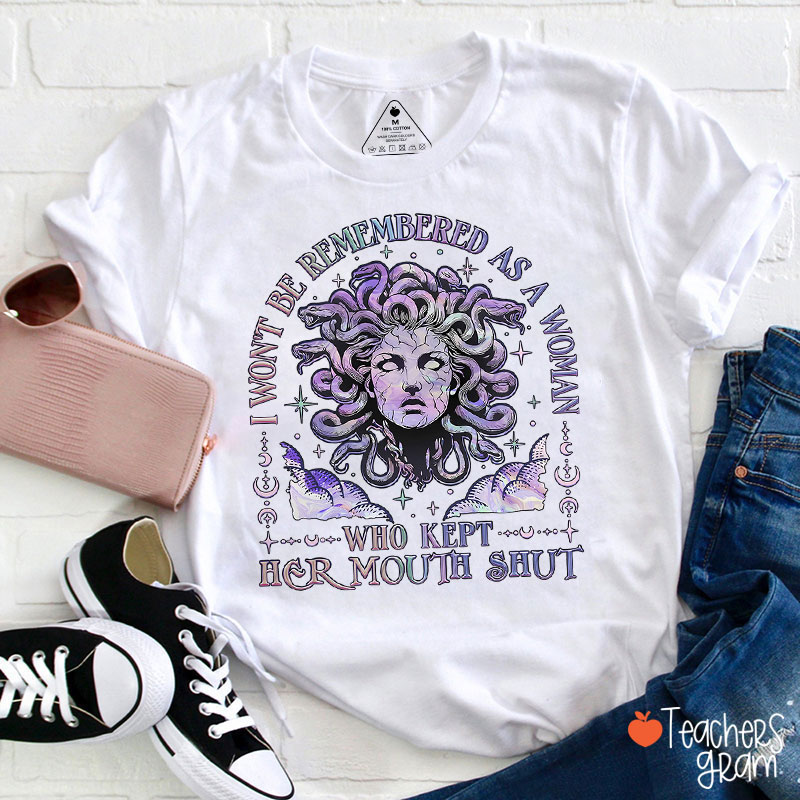 Medusa Feminist Teacher T-Shirt