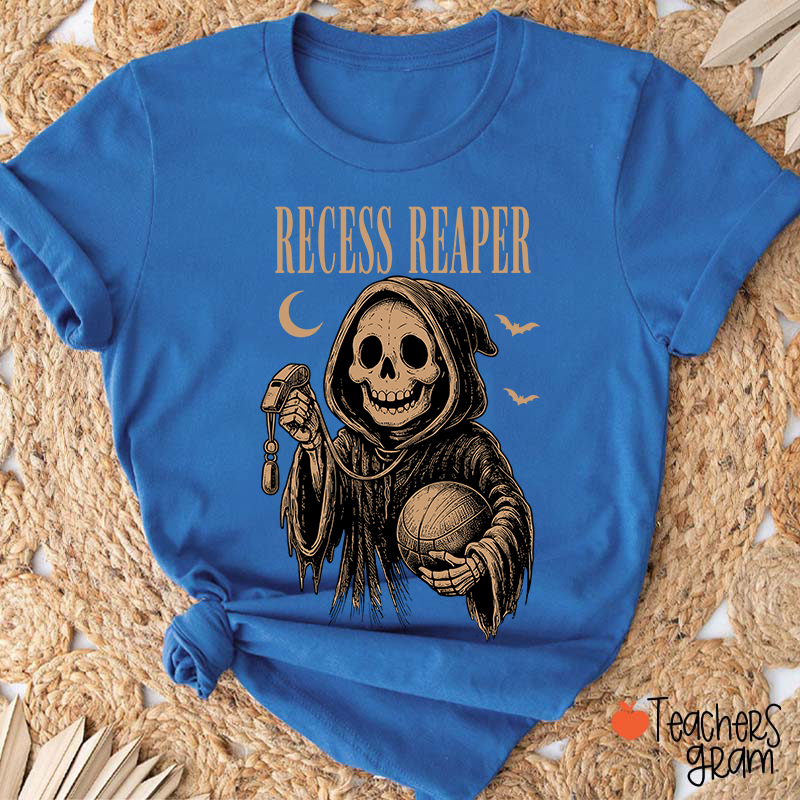 Personalized School Staff Vintage Halloween Vibes Teacher T-Shirt