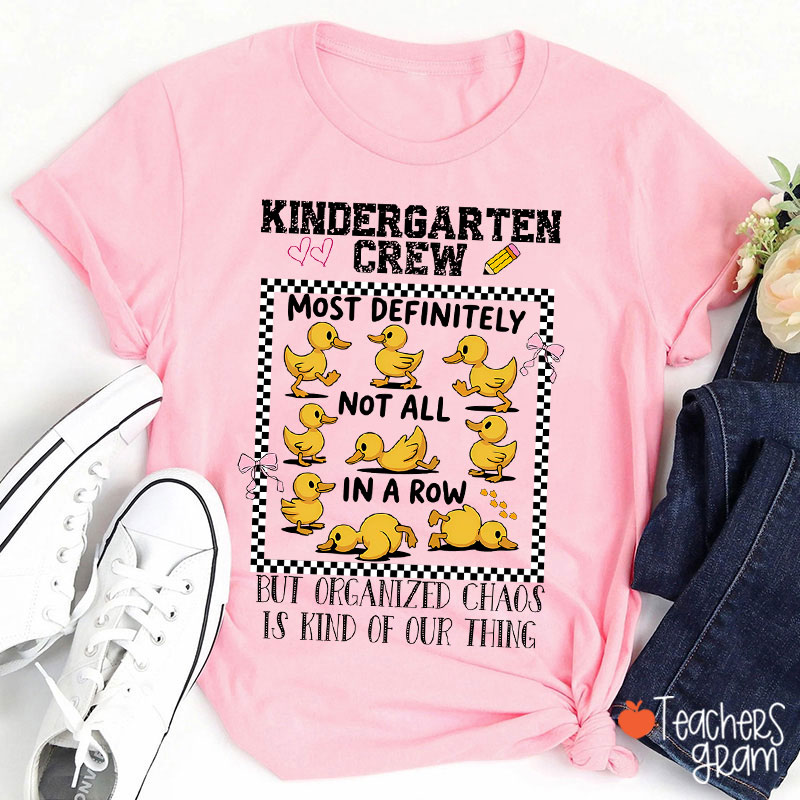 Personalized Most Definitely Not All In A Row But Teacher T-Shirt
