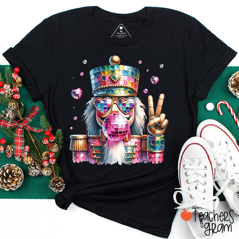 Nut Soldiers Blowing Bubbles Teacher T-Shirt