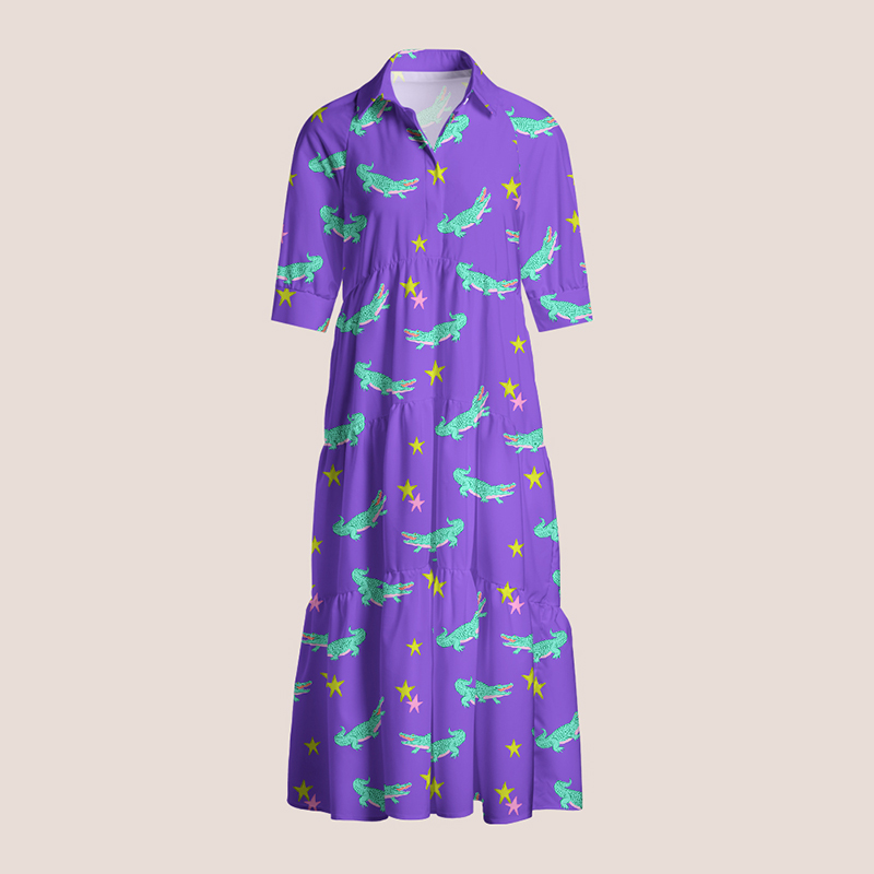 Star Gator Teacher Shirtdress