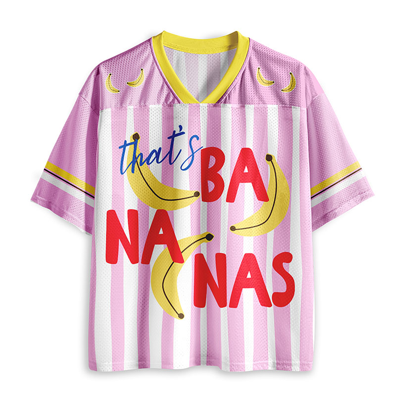 Personalized Number That's Bananas Teacher Mesh Jersey