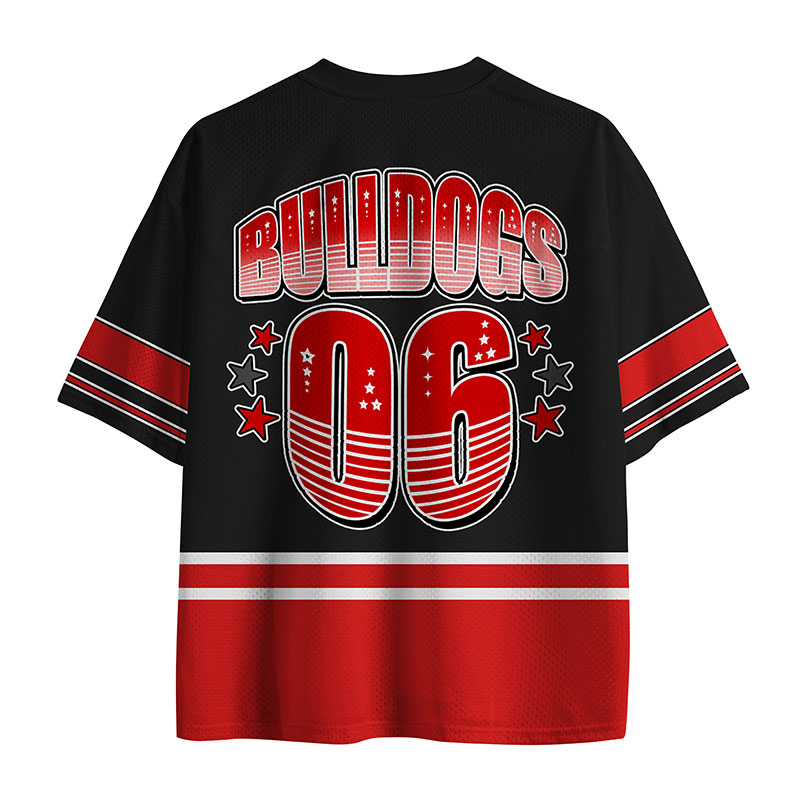 Personalized Mascot Icon Stars Teacher Mesh Jersey