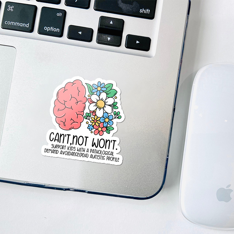 Can't Not Won't SLP Teacher Stickers