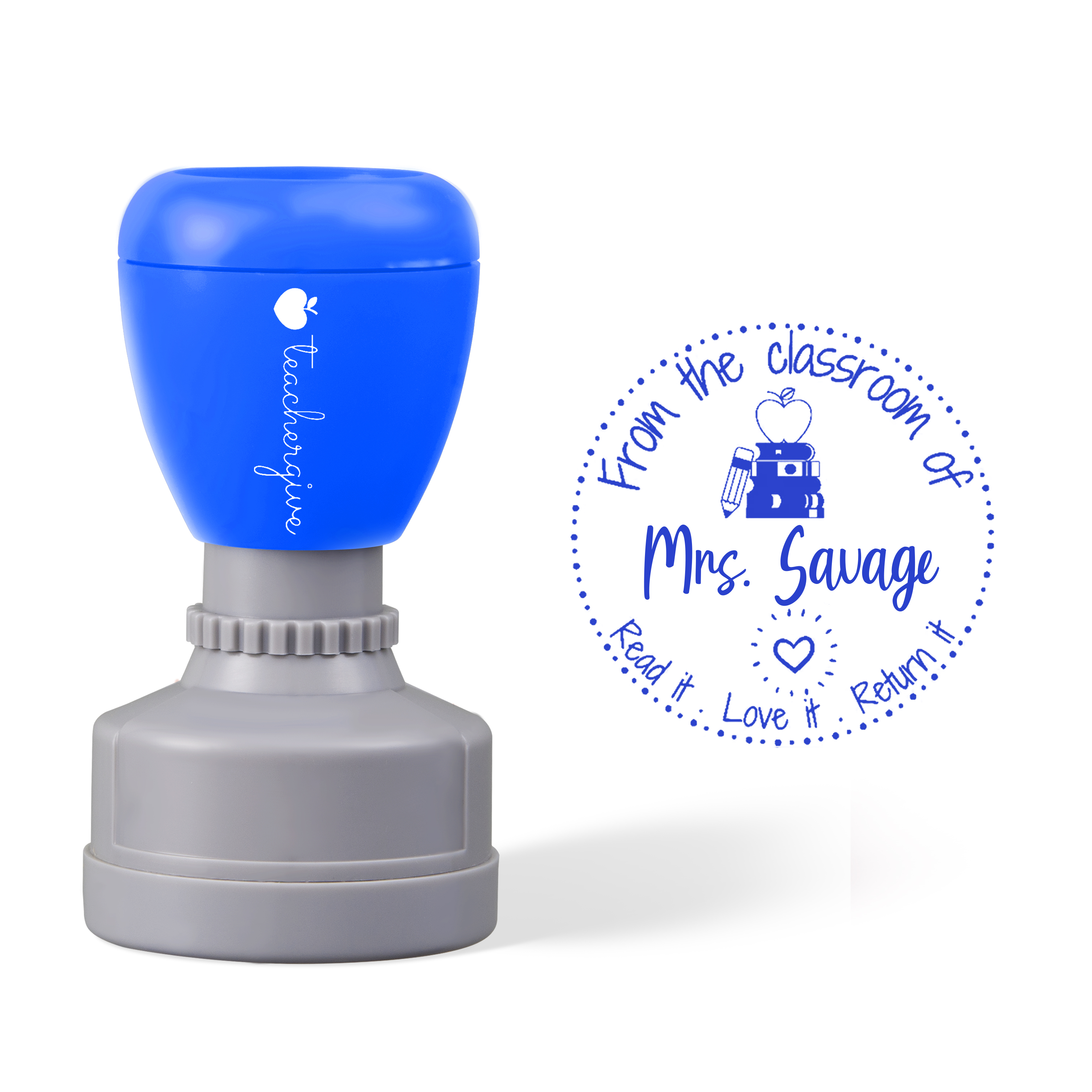 Personalized From The Classroom Stamp