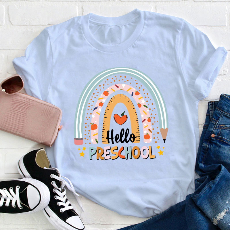 Personalized Hello Preschool T-Shirt
