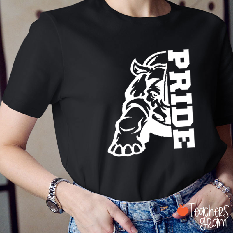 Personalized Mascot Pride Game Day Teacher T-Shirt