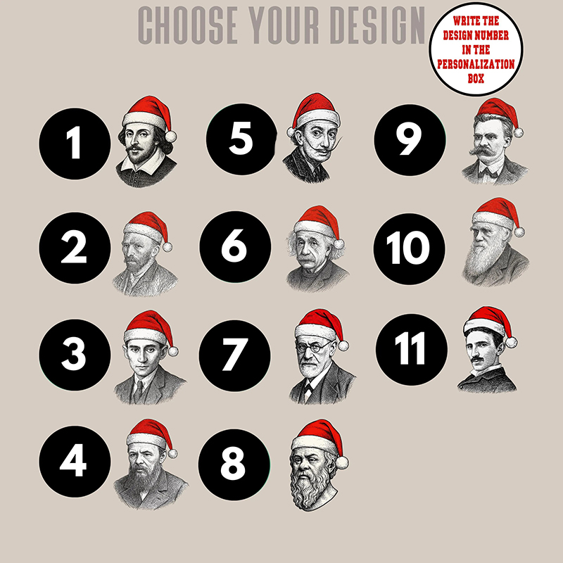 Personalized Christmas Santa Hat Legendary Figures Teacher T-Shirt