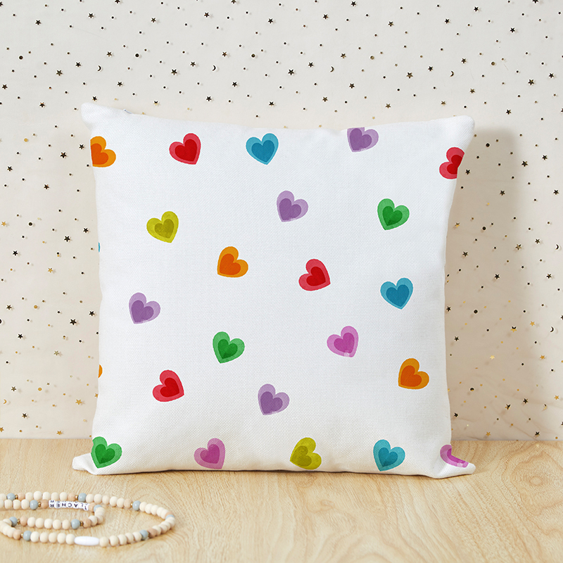 Color The World With Kindness Teacher Two Sided Cushion