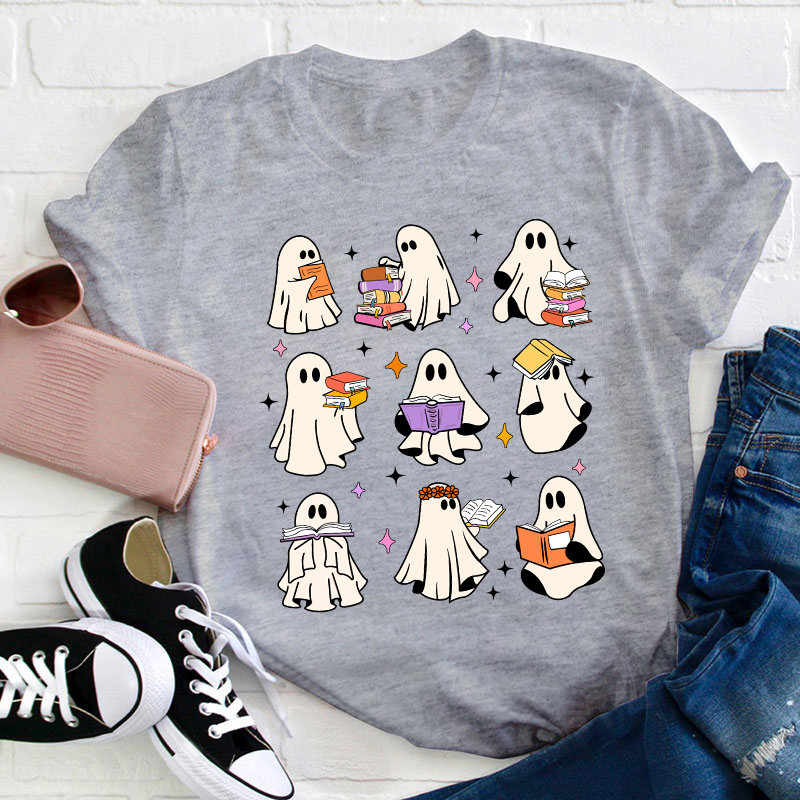 Reading Ghosts Teacher T-Shirt