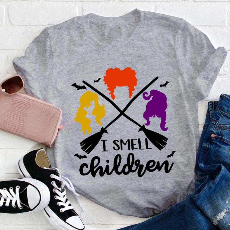 I Smell Children Halloween Witch T-Shirt
