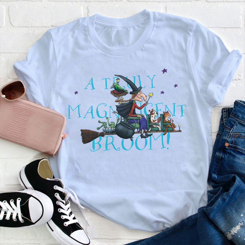Room On The Broom Witch Teacher T-Shirt