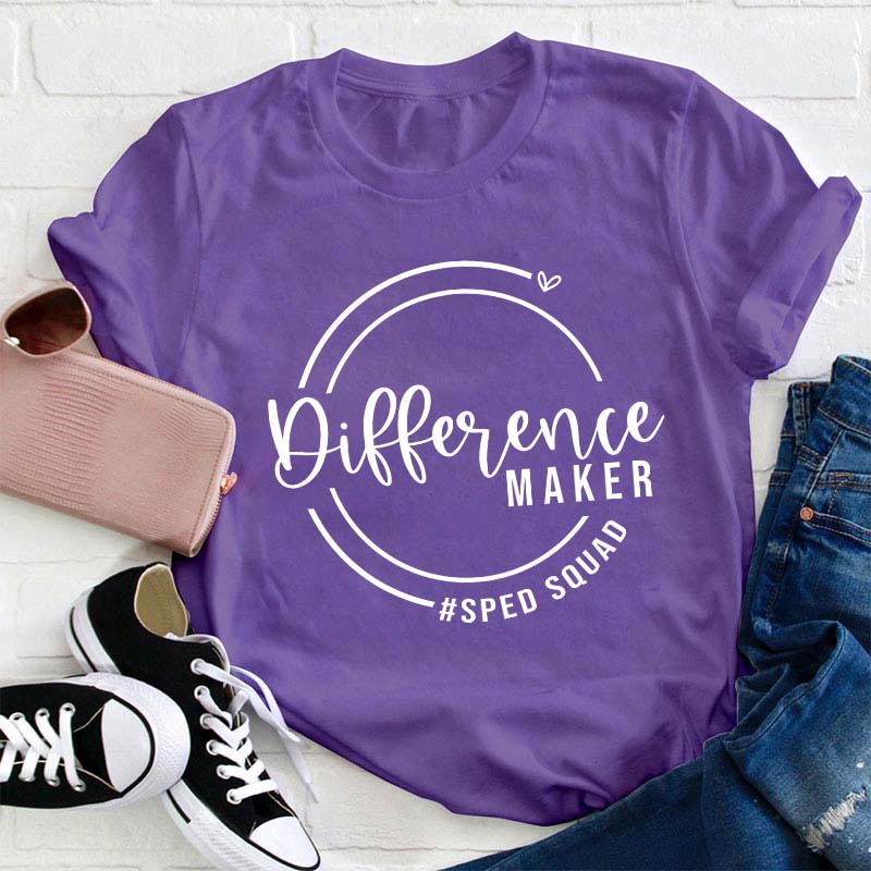 Difference Maker Teacher T-Shirt