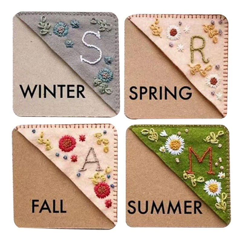 Personalized Embroidery Felt Bookmarks