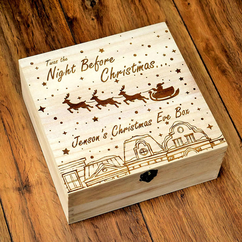 Personalized The Night Before Christmas Christmas Eve Box Teacher
