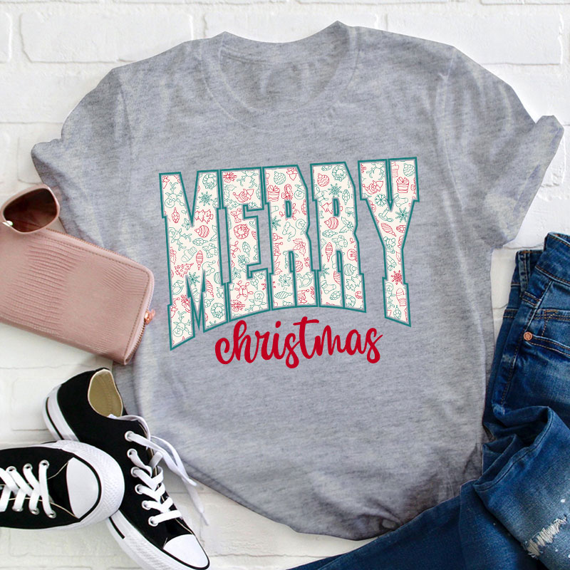 Merry Christmas Teacher T-Shirt
