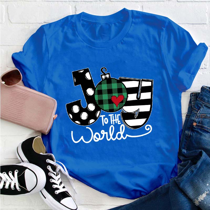 Super Cute Joy To The World Teacher T-Shirt