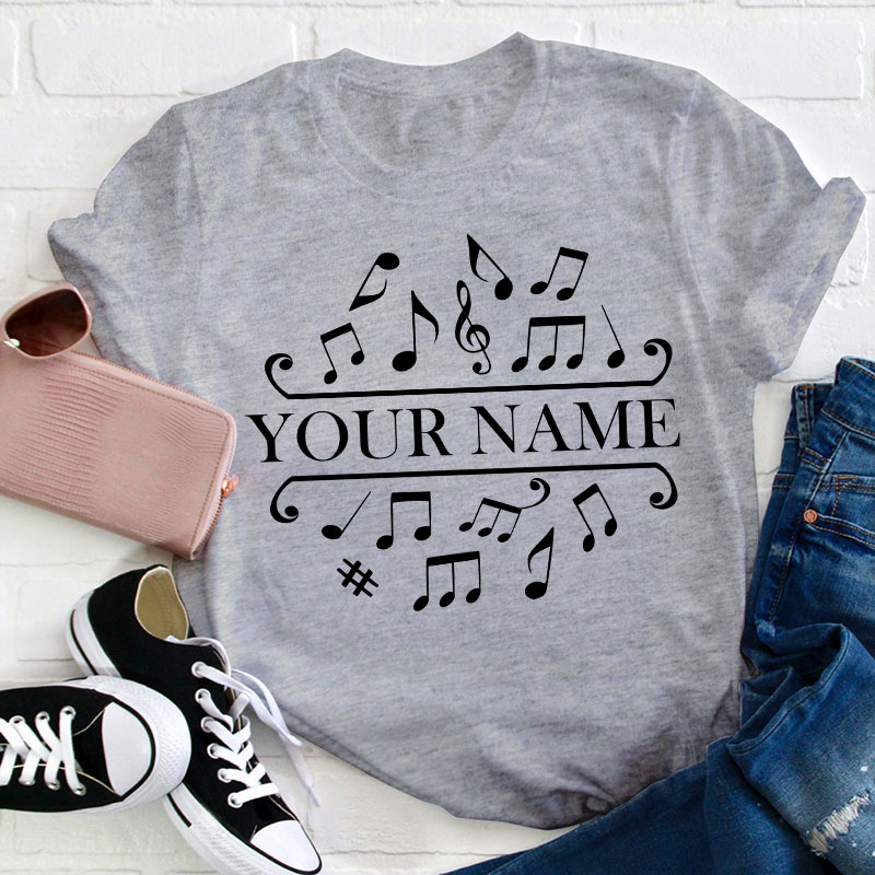 Personalized La La La Music Teacher T-Shirt