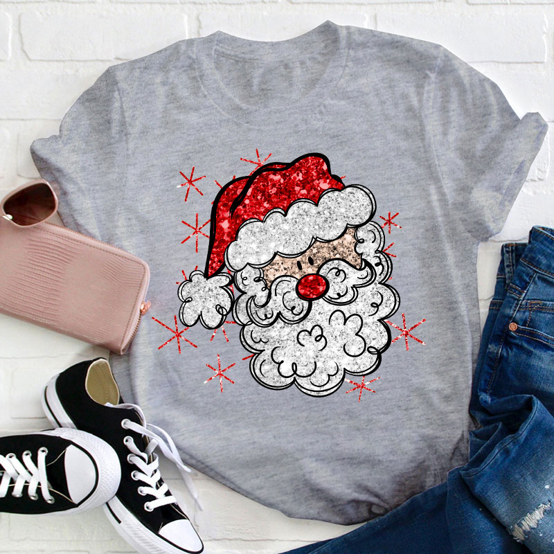 Cute Hands Christmas Tree Teacher T-Shirt