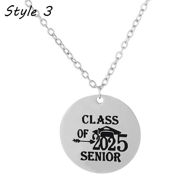Graduation Season Gift Stainless Steel Teacher Necklace
