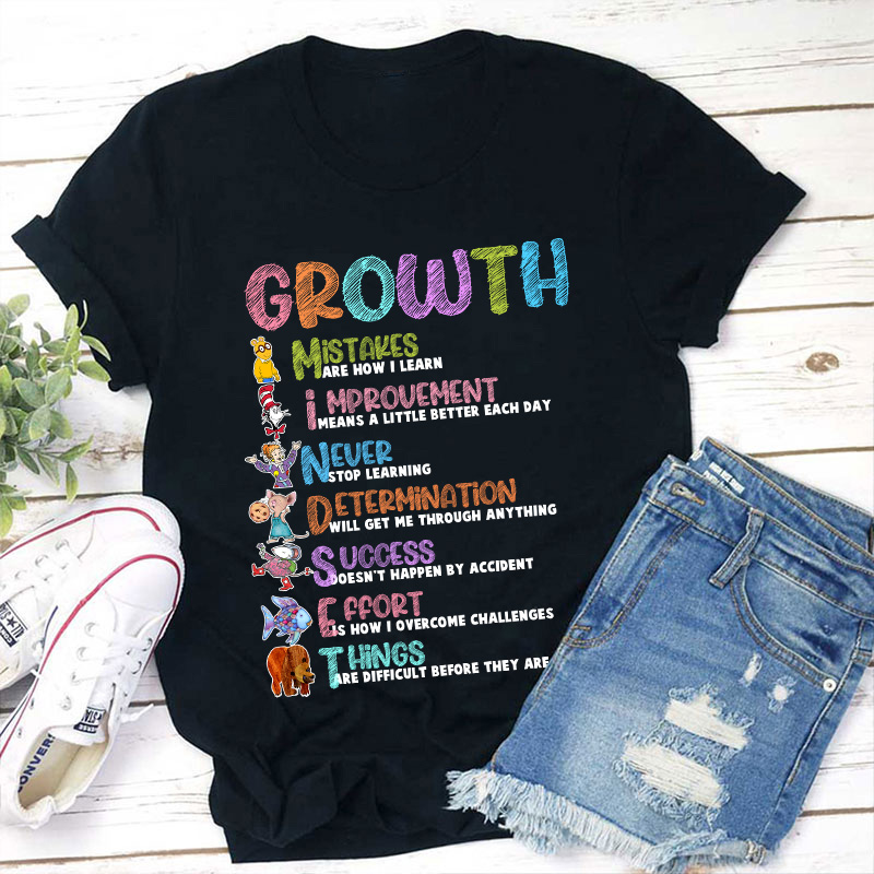 Growth Mindset Teacher T-Shirt