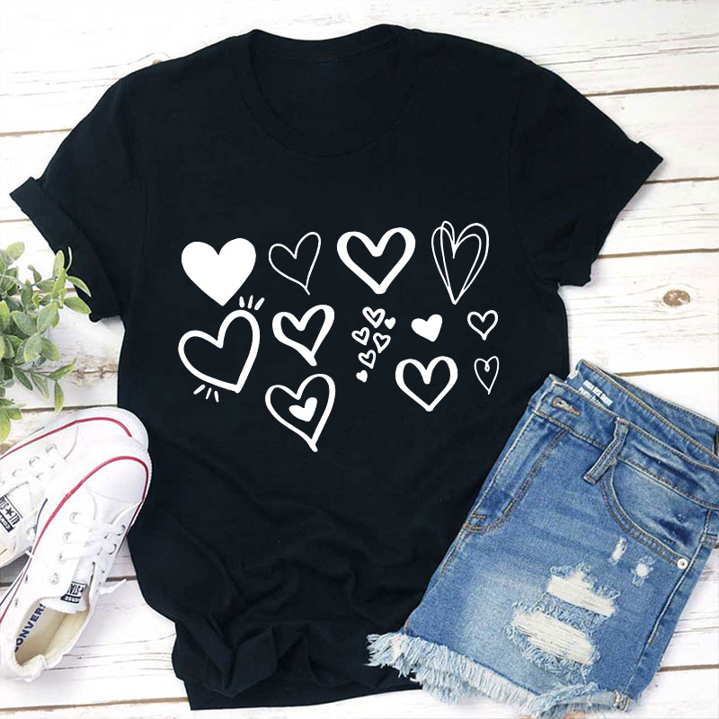 Full Of Love Teacher T-Shirt Sale-Teachersgram