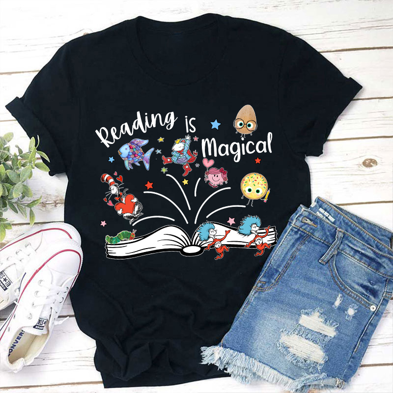 Reading Is Magical Teacher T-Shirt