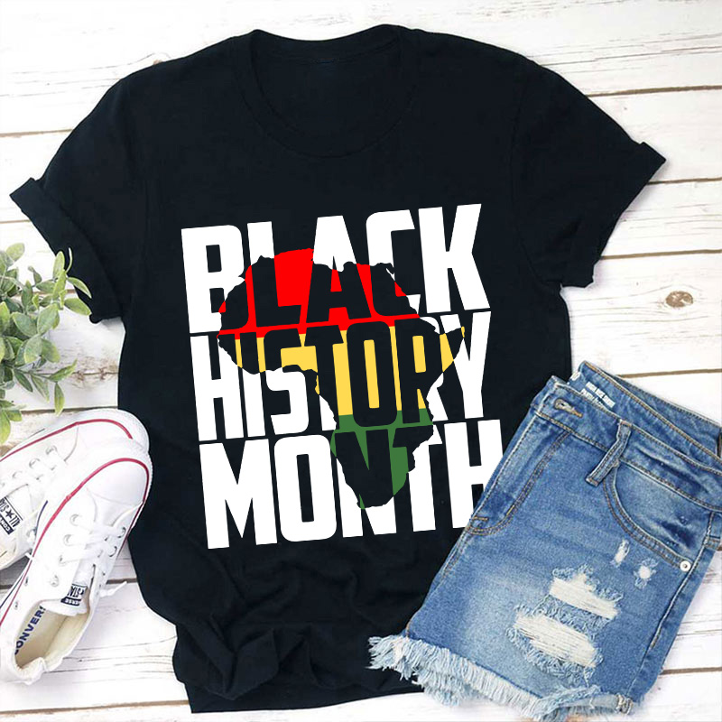Black History Month Teacher T-Shirt