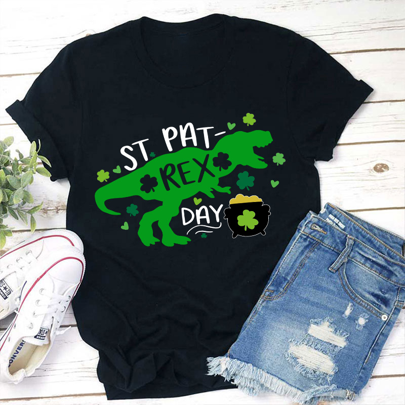 St Pat Rex Day Teacher T-Shirt