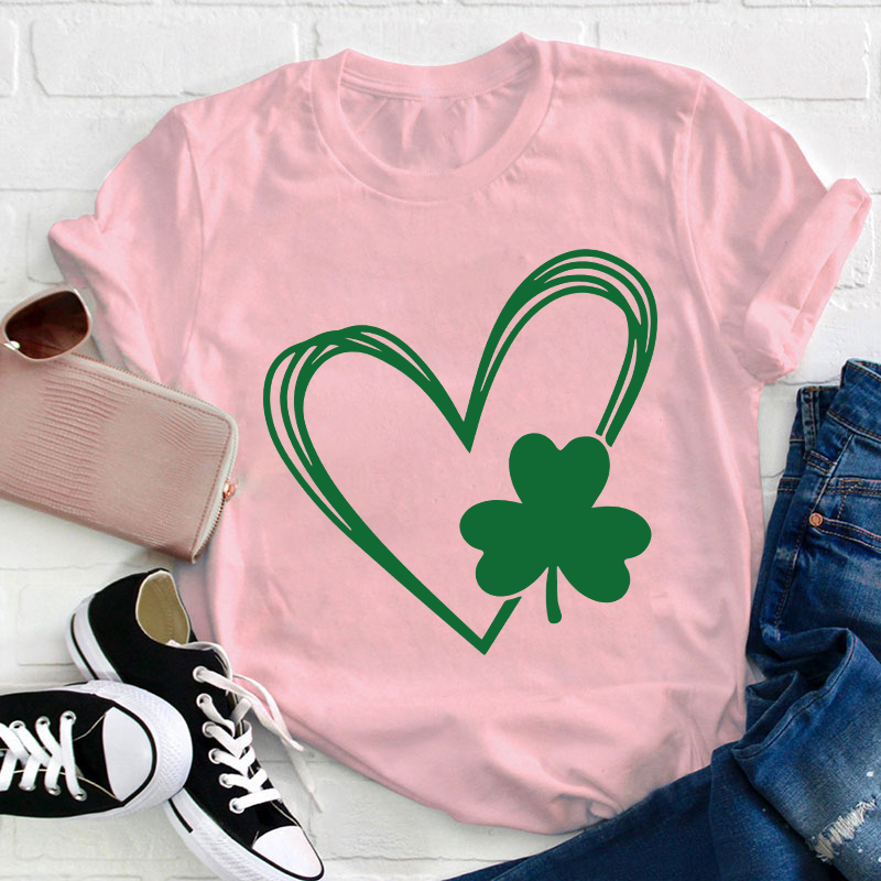 Love Clover Teacher T-Shirt