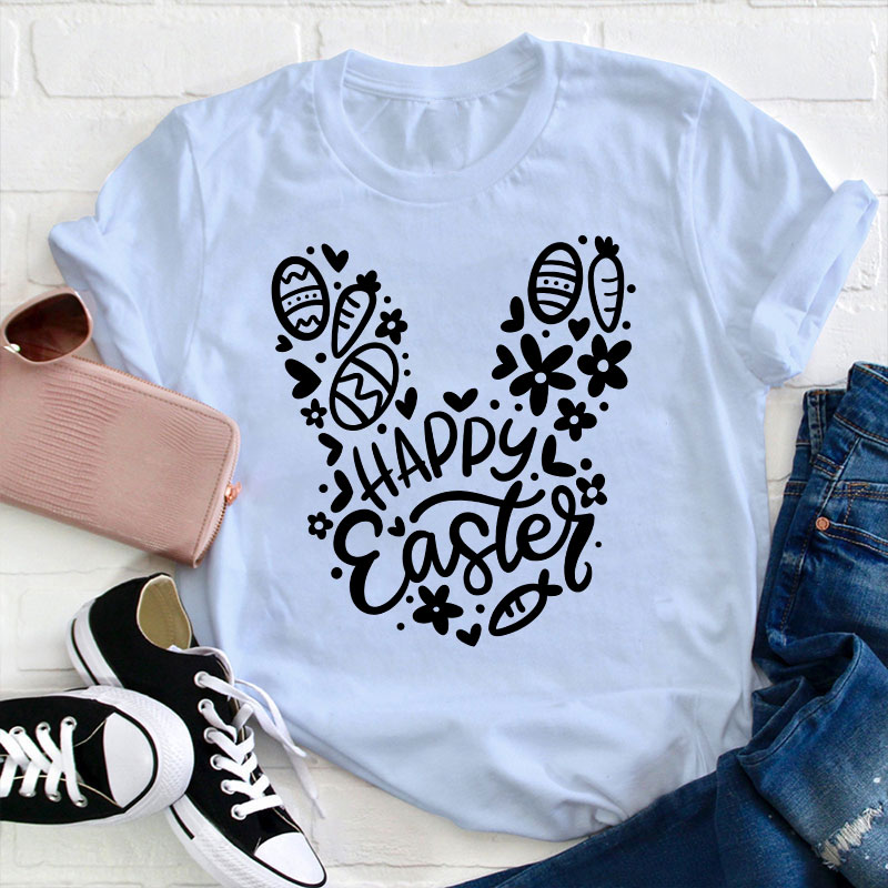 Easter Bunny Teacher T-Shirt