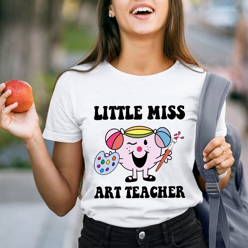 Little Miss Art Teacher T-Shirt