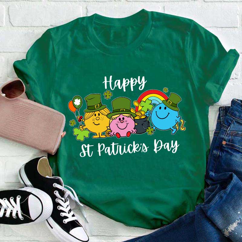 Happy Saint Patrick's Day Teacher T-Shirt