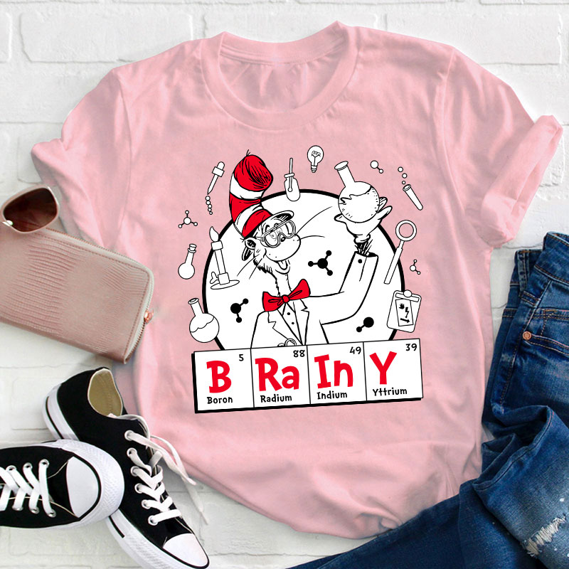 Brainy Chemistry Teacher T-Shirt