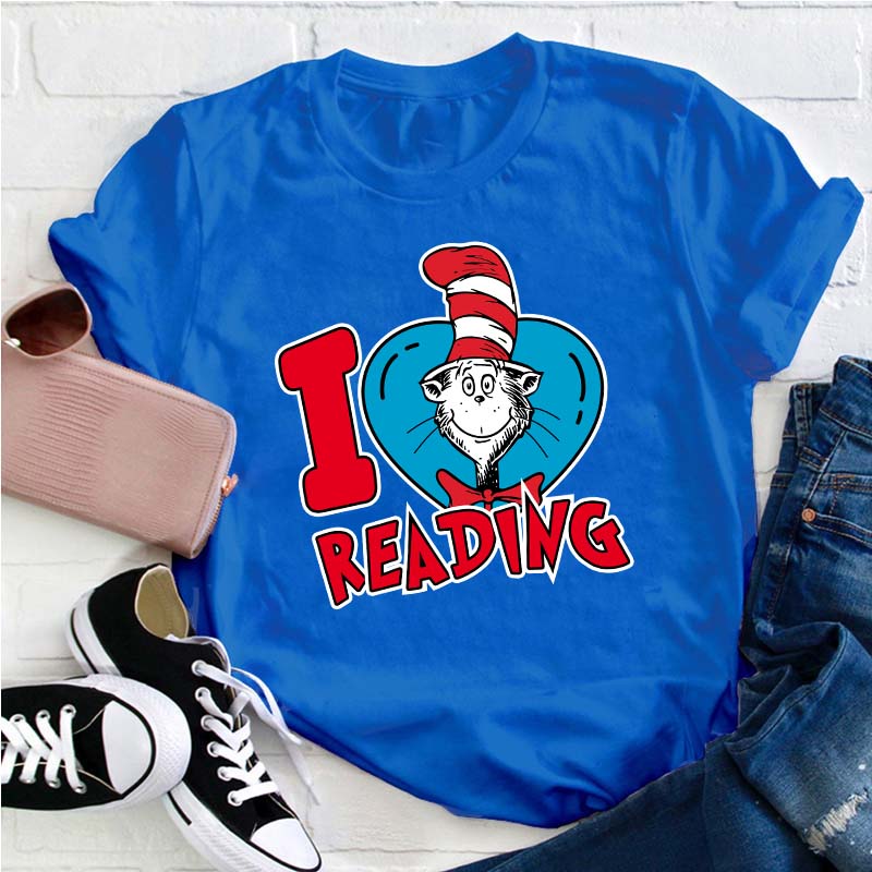 I Love Reading Teacher T-Shirt